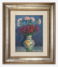 Flowers - Oil Paint by Carlo Corsetti - 1970s