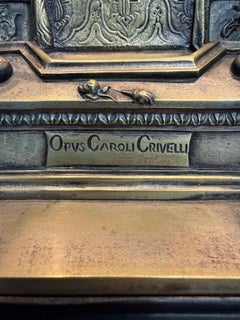 19th Century Bronze Sculpture of San Domenico di Camerino