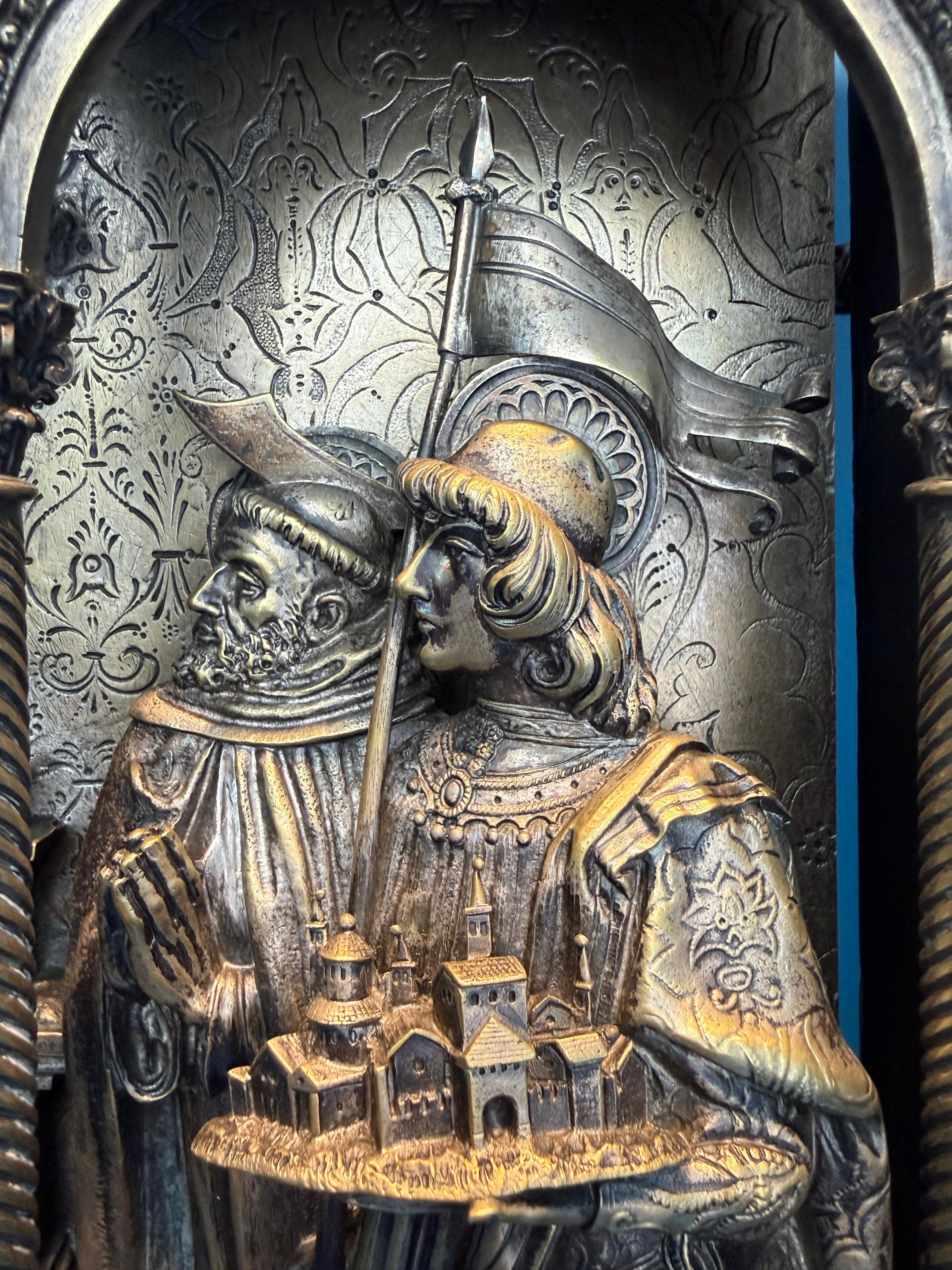 Pala di bronzo di San Domenico di Camerino in vendita 4