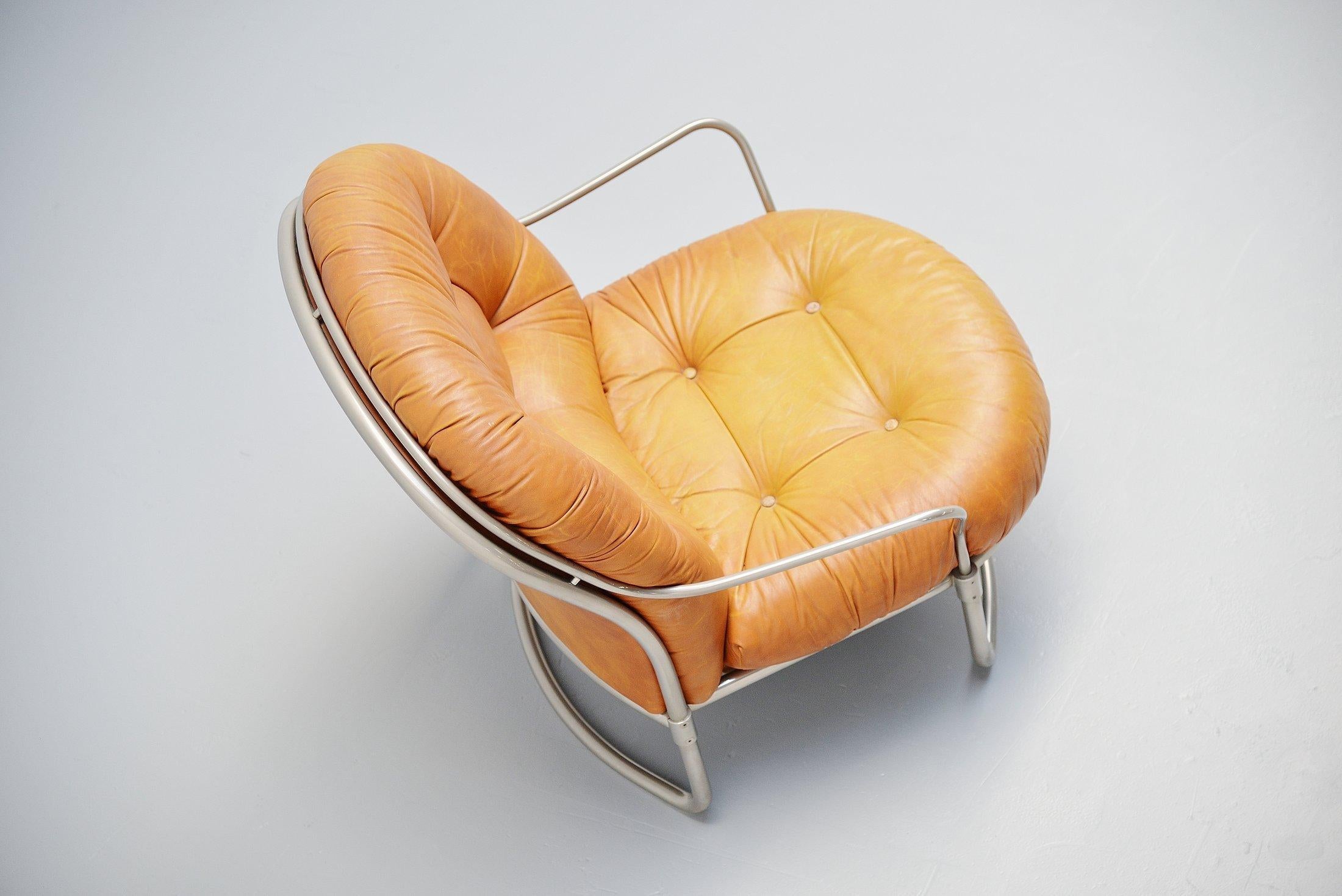 Italian Carlo de Carli 915 Lounge Chair for Cinova, Italy, 1969