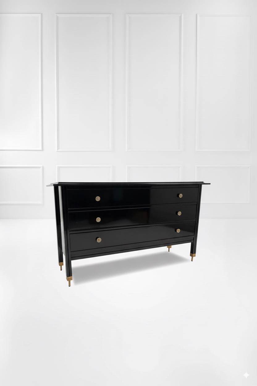 Carlo De Carli Kommode D154 aus lackiertem Holz, Sormani, Italien 1963 (Moderne der Mitte des Jahrhunderts) im Angebot
