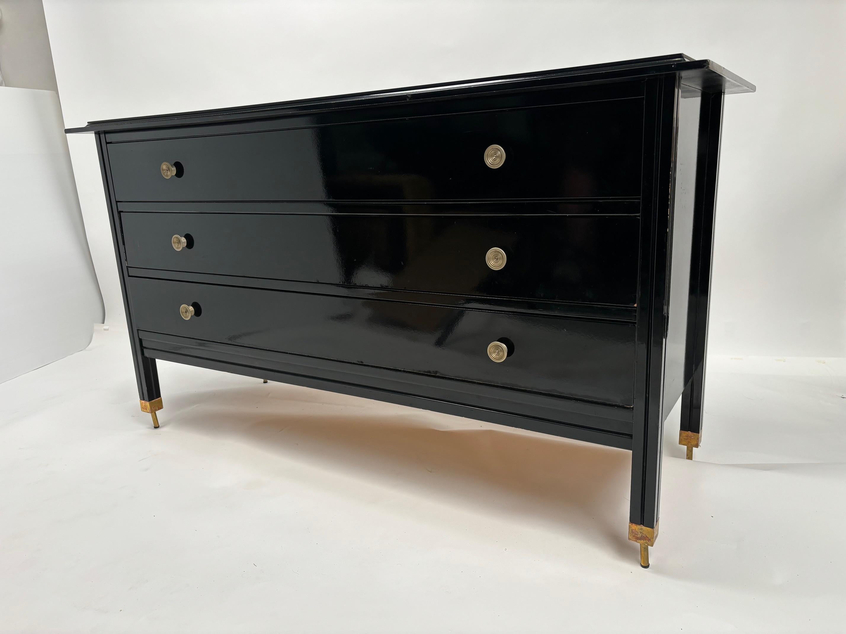 Carlo De Carli Kommode D154 aus lackiertem Holz, Sormani, Italien 1963 (Mitte des 20. Jahrhunderts) im Angebot