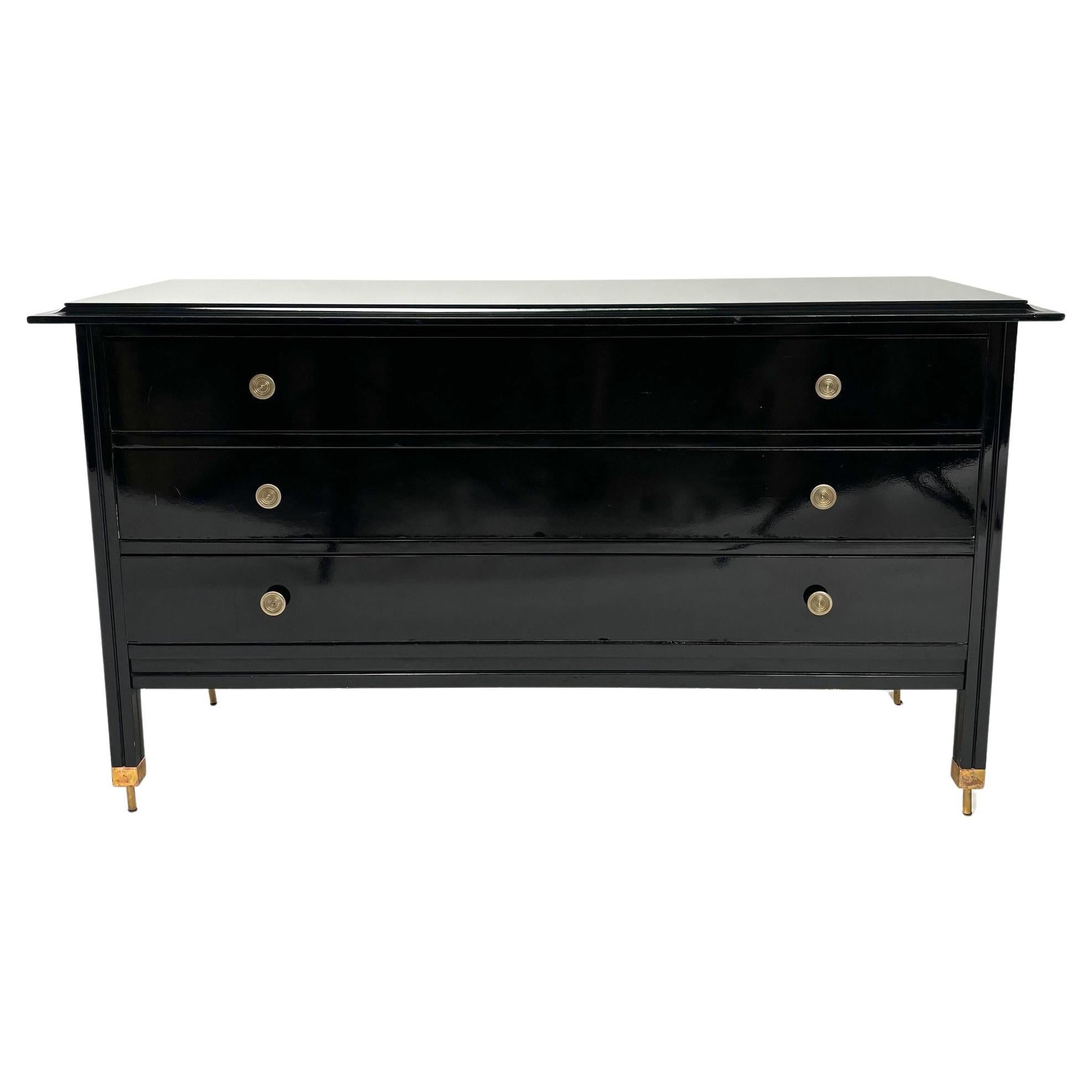 Commode Carlo De Carli D154 en bois laqué, Sormani, Italie 1963