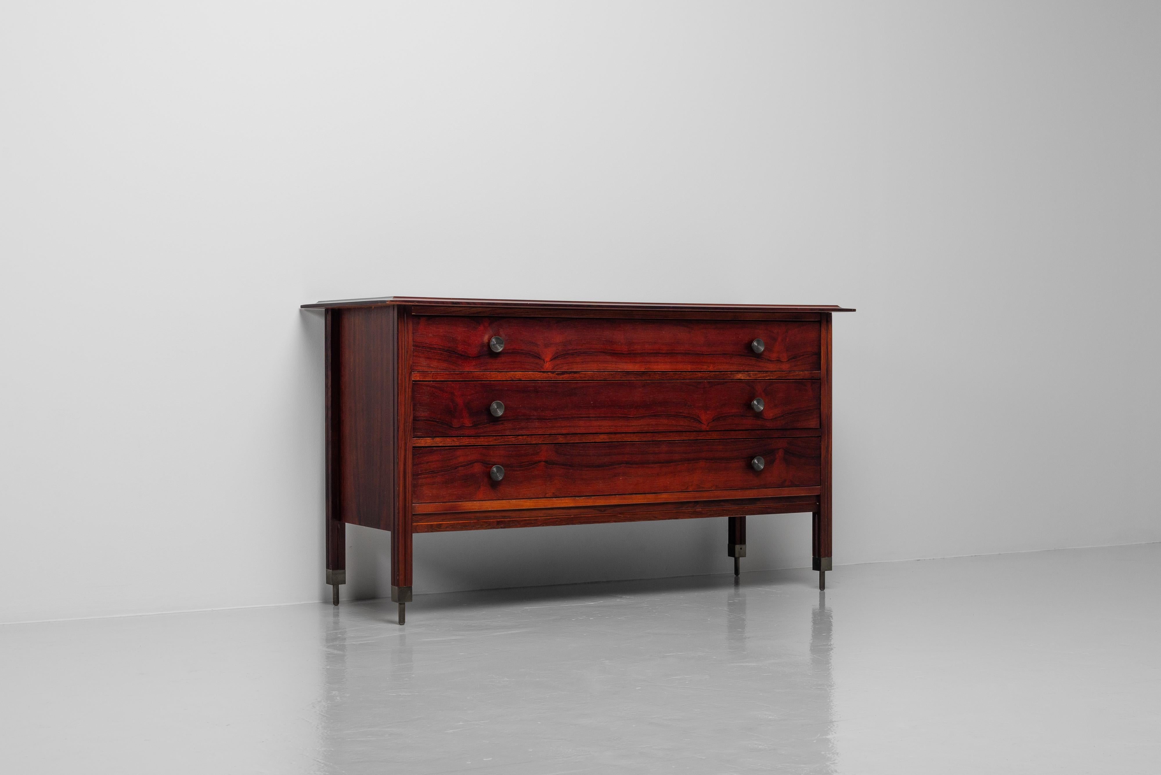 Italian Carlo de Carli DC154 chest of drawers Sormani Italy 1963 For Sale