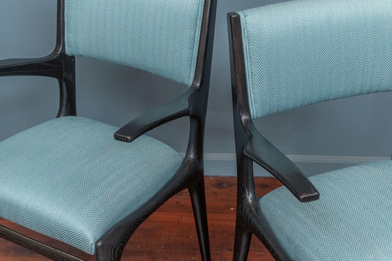 Carlo de Carli Dining Chairs, Cassina In Good Condition For Sale In San Francisco, CA