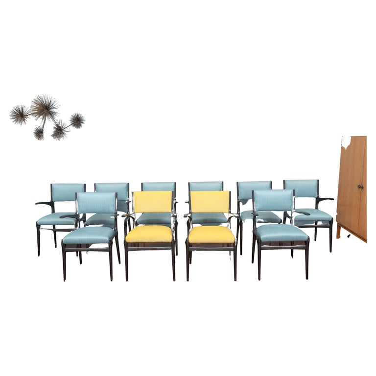 Carlo de Carli Dining Chairs, Cassina For Sale