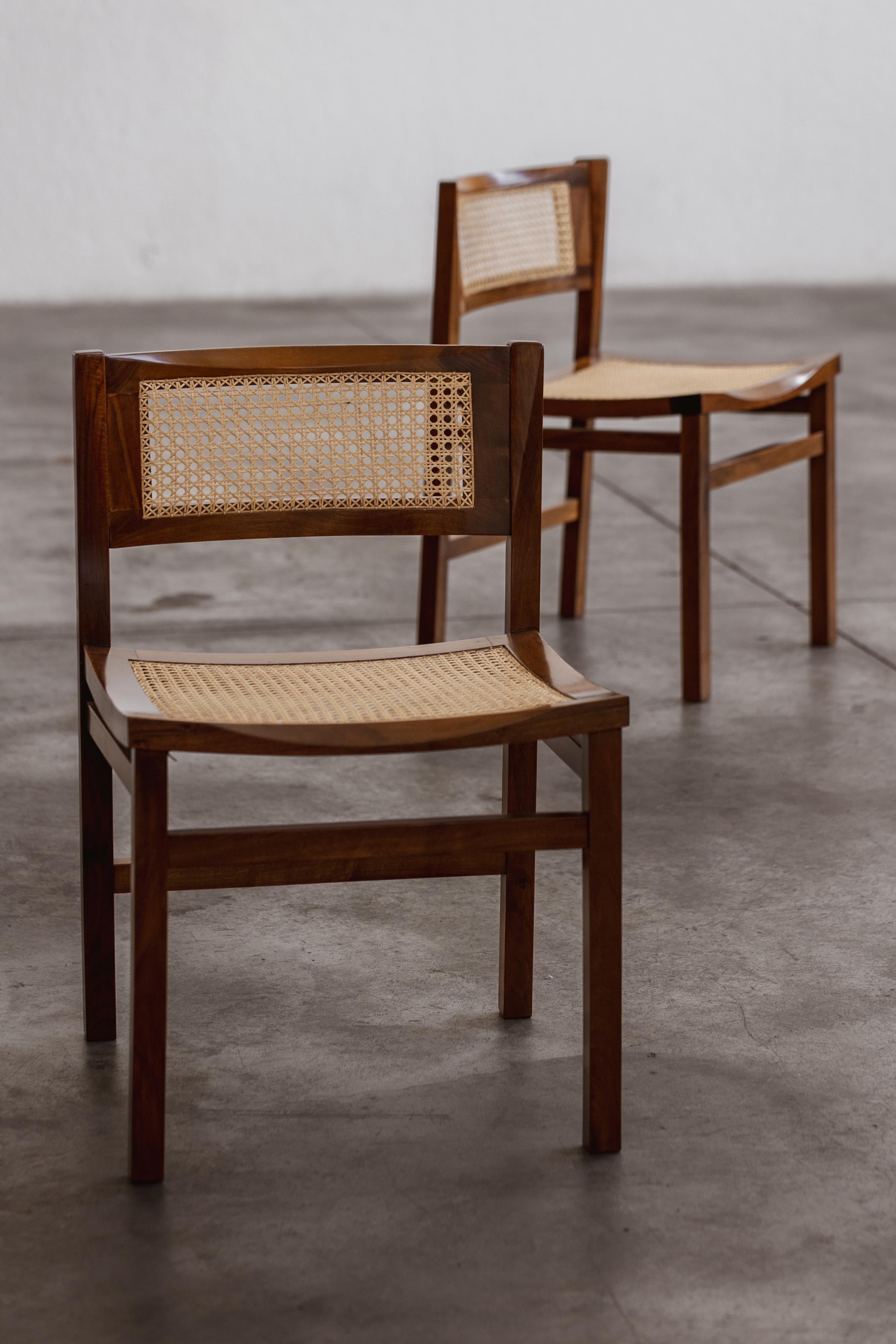 italien Chaises de salle à manger Carlo De Carli pour Longhi, 1960, ensemble de 2 en vente