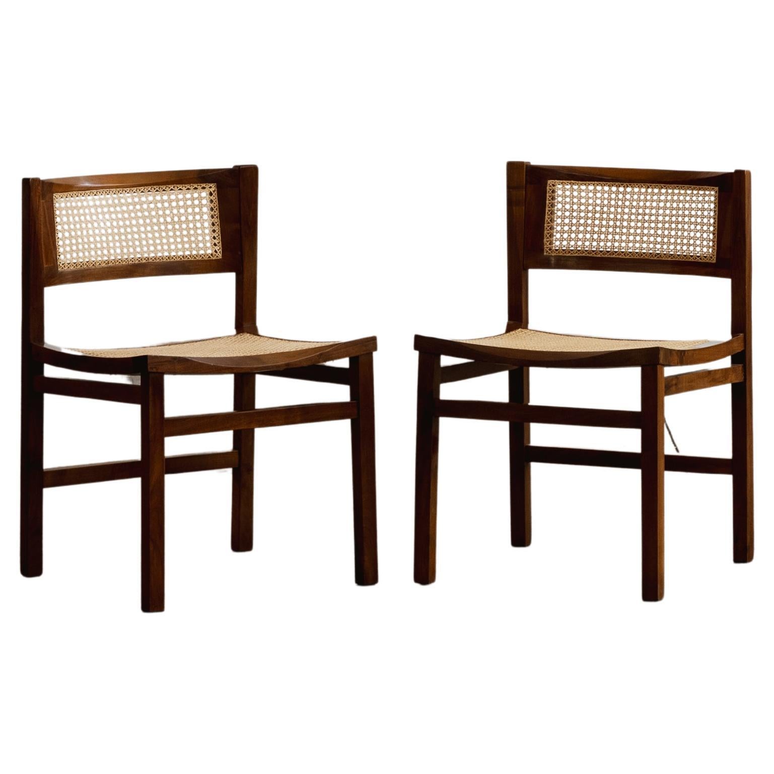 Chaises de salle à manger Carlo De Carli pour Longhi, 1960, ensemble de 2