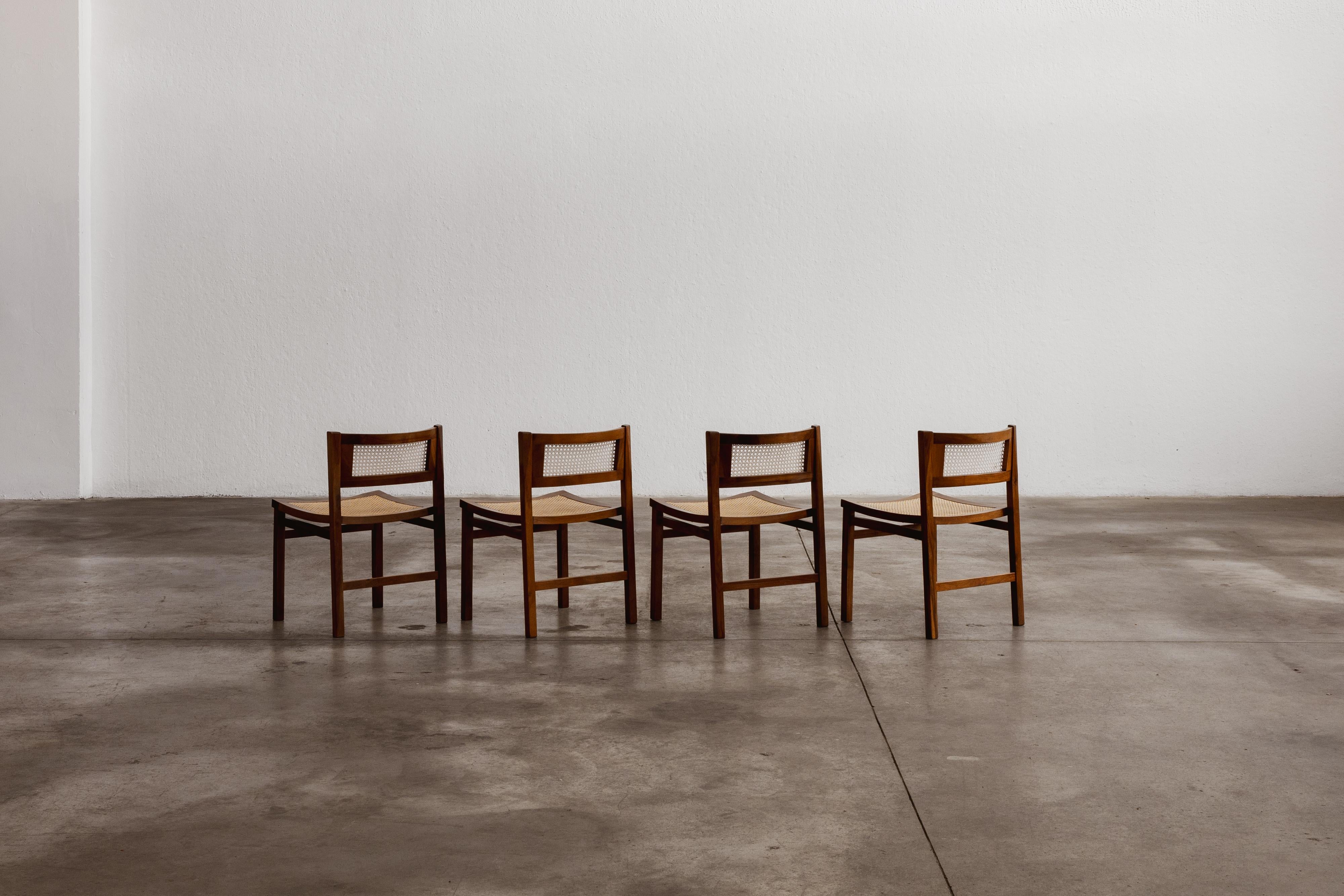 Chaises de salle à manger Carlo De Carli pour Longhi, 1960, ensemble de 4 en vente 3