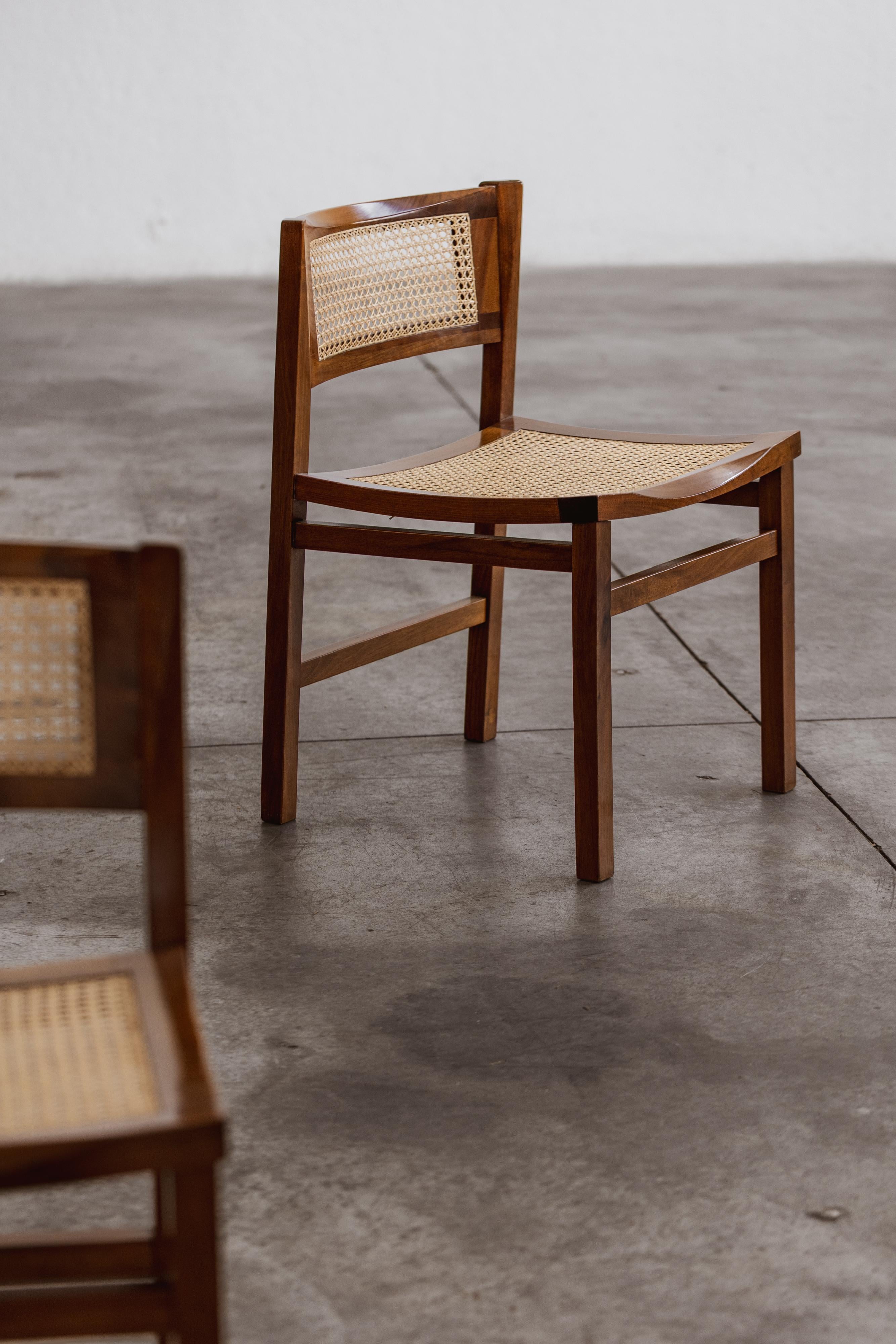 Chaises de salle à manger Carlo De Carli pour Longhi, 1960, ensemble de 4 en vente 5