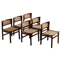 Chaises de salle à manger Carlo De Carli pour Longhi, 1960, ensemble de 6 pièces