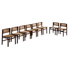 Chaises de salle à manger Carlo De Carli pour Longhi, 1960, ensemble de 8 pièces