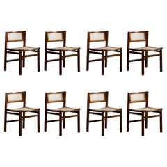 Chaises de salle à manger Carlo De Carli pour Longhi, 1960, ensemble de 8 pièces