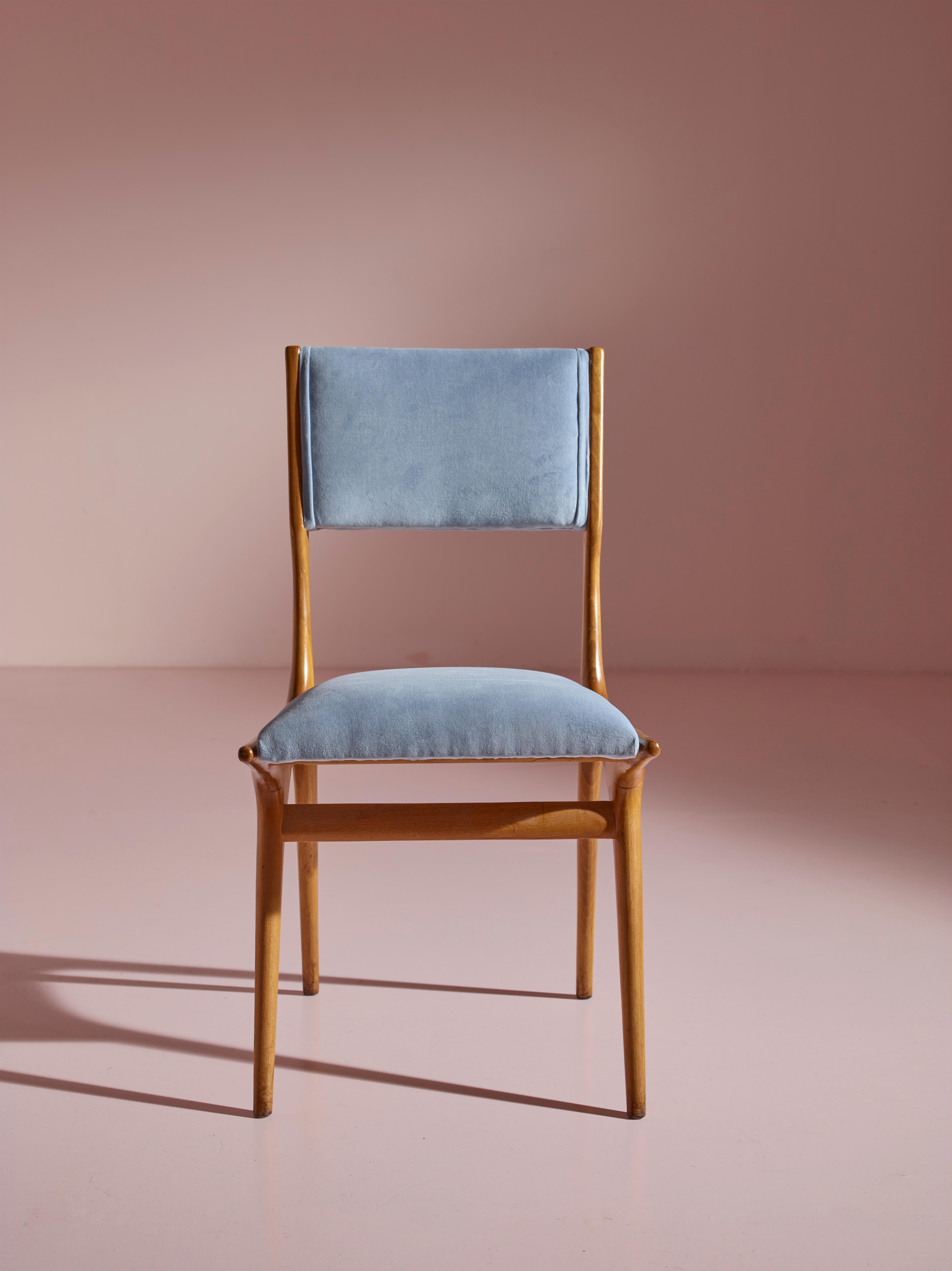 Mid-20th Century Carlo De Carli dining chairs Model 634 by Figli di Amedeo Cassina, Italy, 1950s