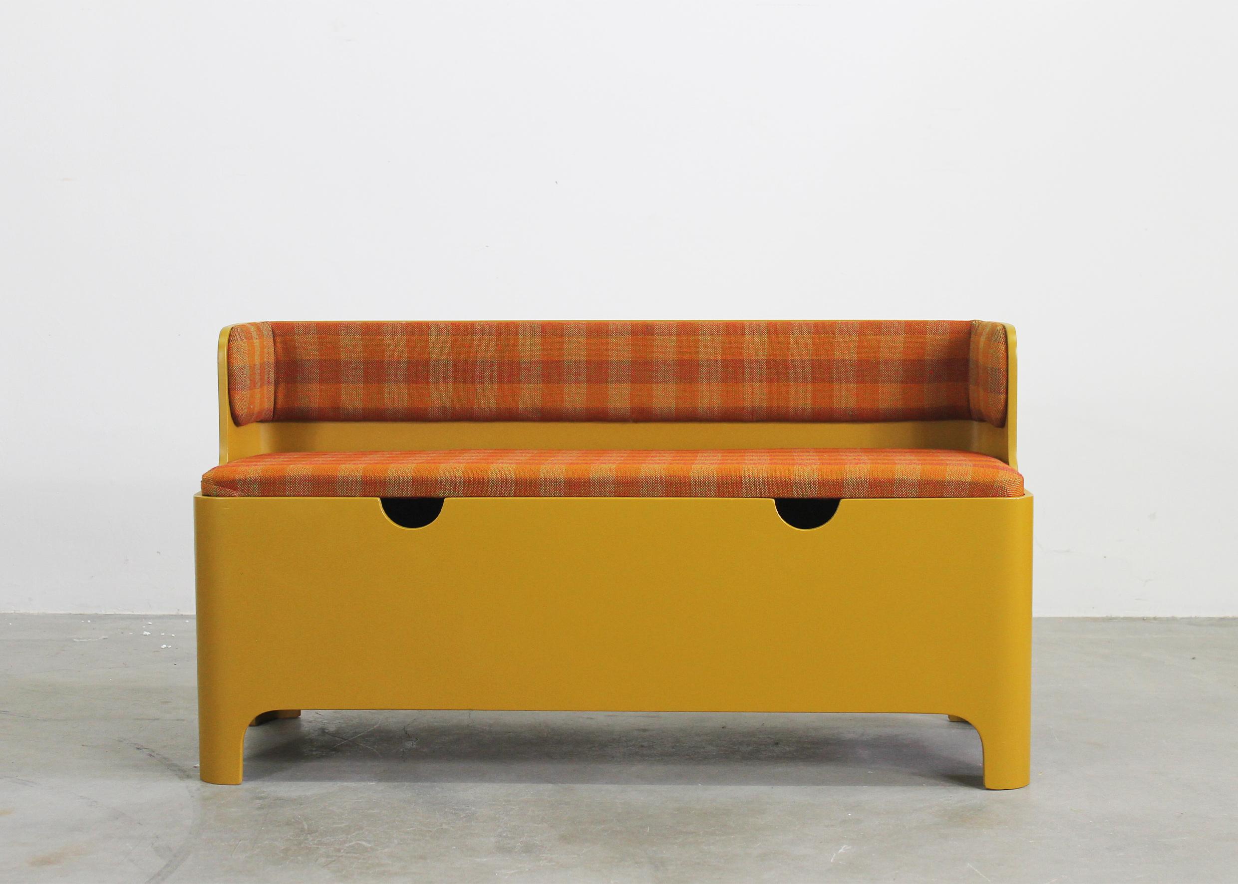 Lacquered Carlo de Carli Entrance Hall Set in Plywood and Fabric by FIARM 1960s For Sale