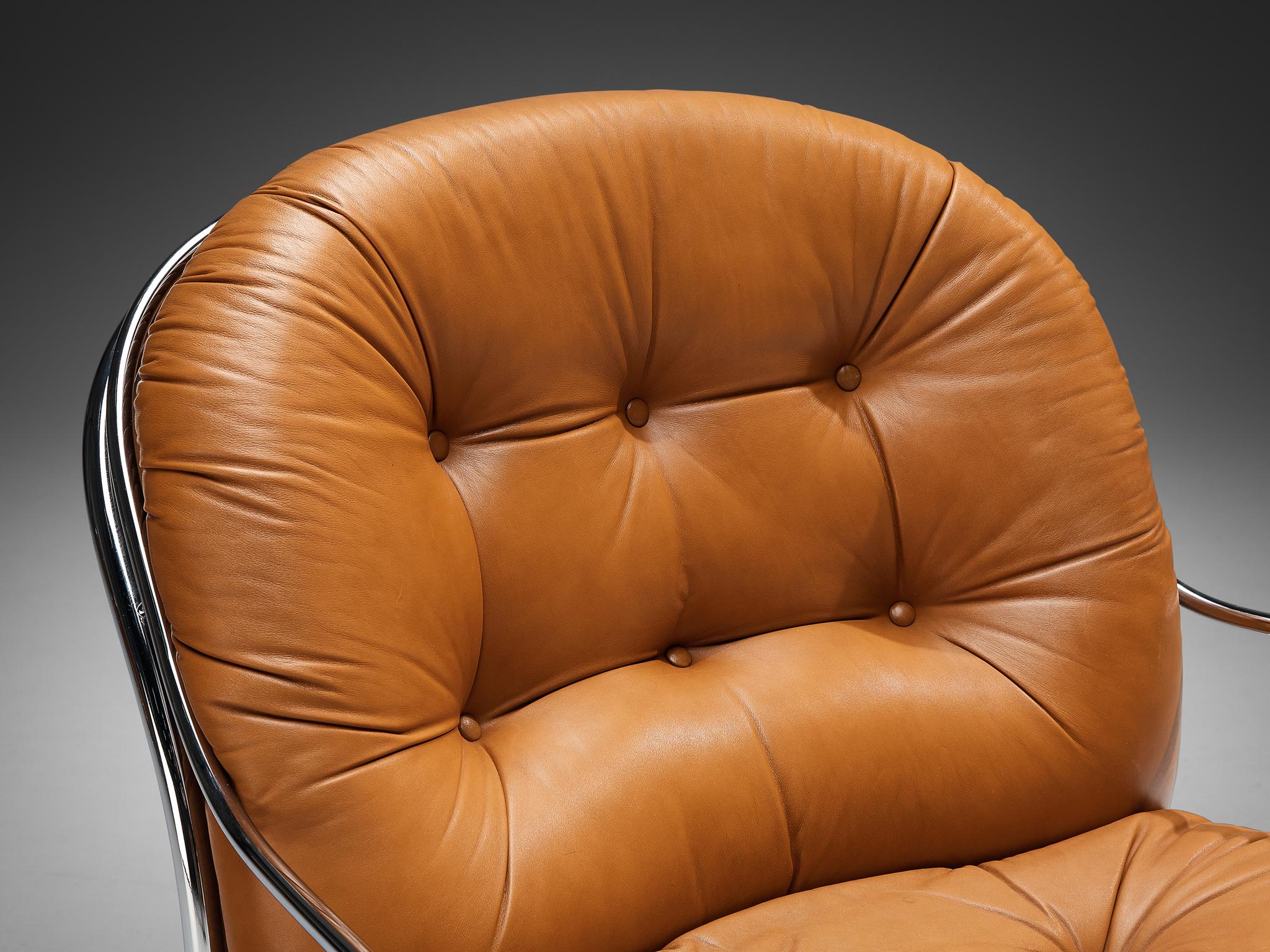 Carlo De Carli for Cinova '915' Lounge Chair In Good Condition For Sale In Waalwijk, NL