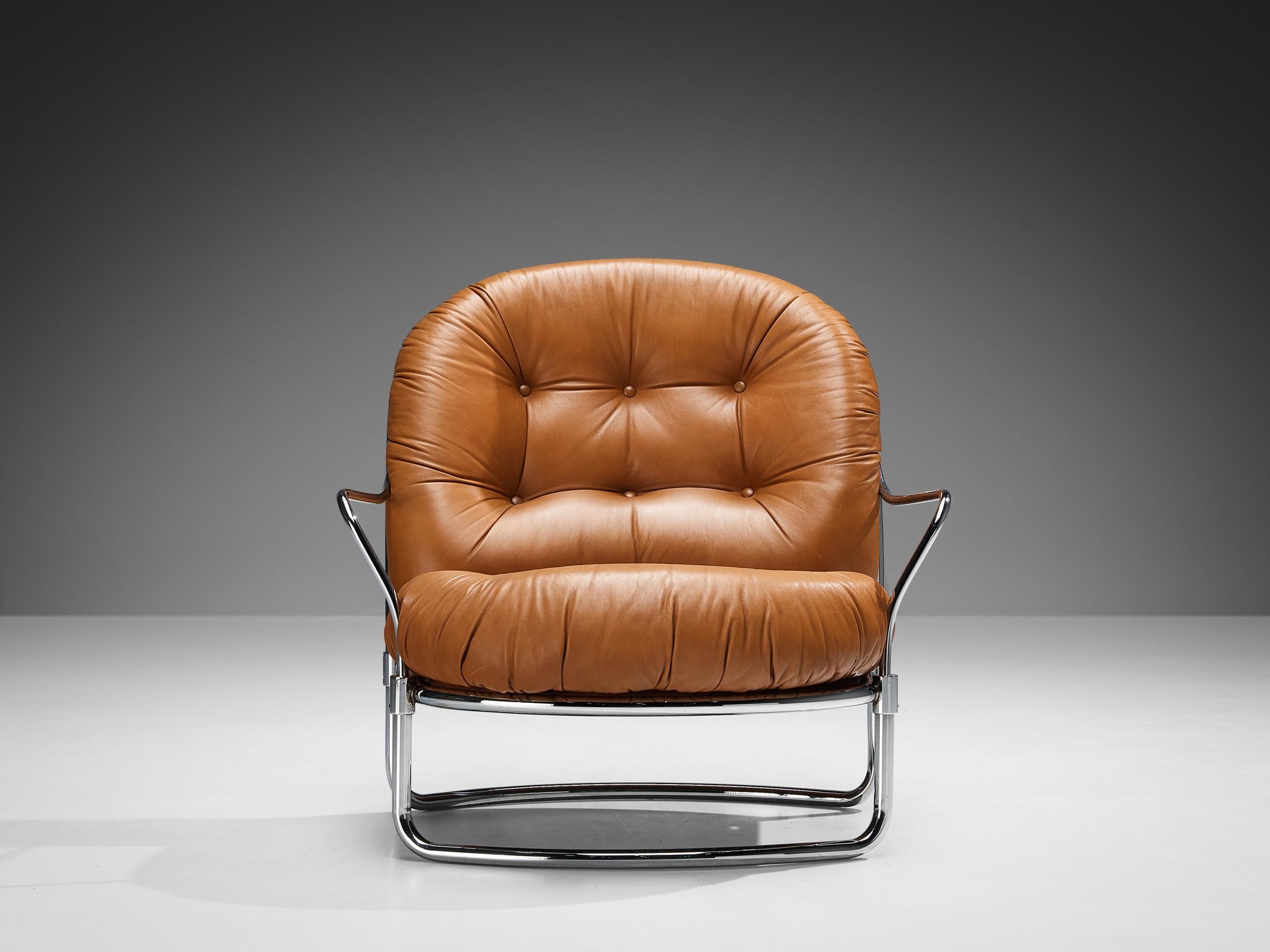 Mid-20th Century Carlo De Carli for Cinova '915' Lounge Chair For Sale