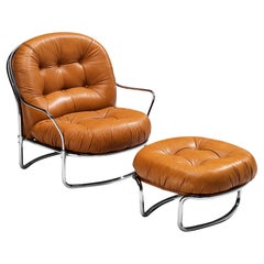 Carlo De Carli for Cinova '915' Lounge Chair with Ottoman