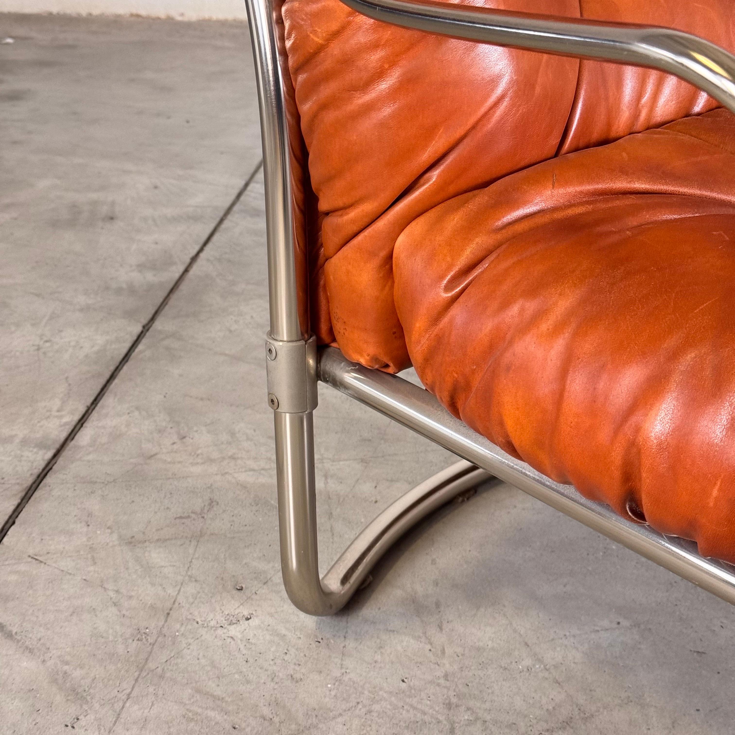 Carlo De Carli for Cinova, ‘915’ Lounge Chair with Ottoman, Italy, 1969 6