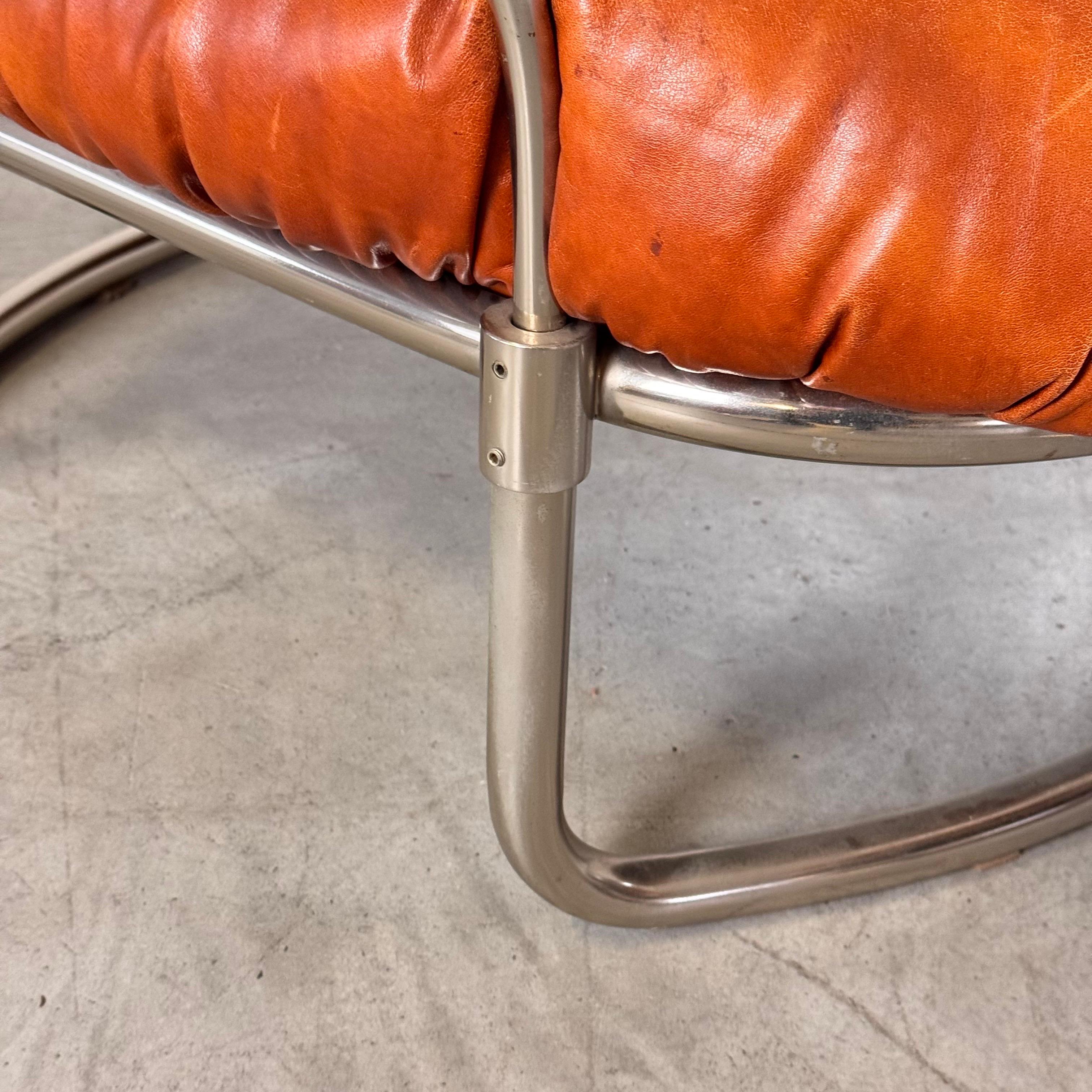 Carlo De Carli for Cinova, ‘915’ Lounge Chair with Ottoman, Italy, 1969 7