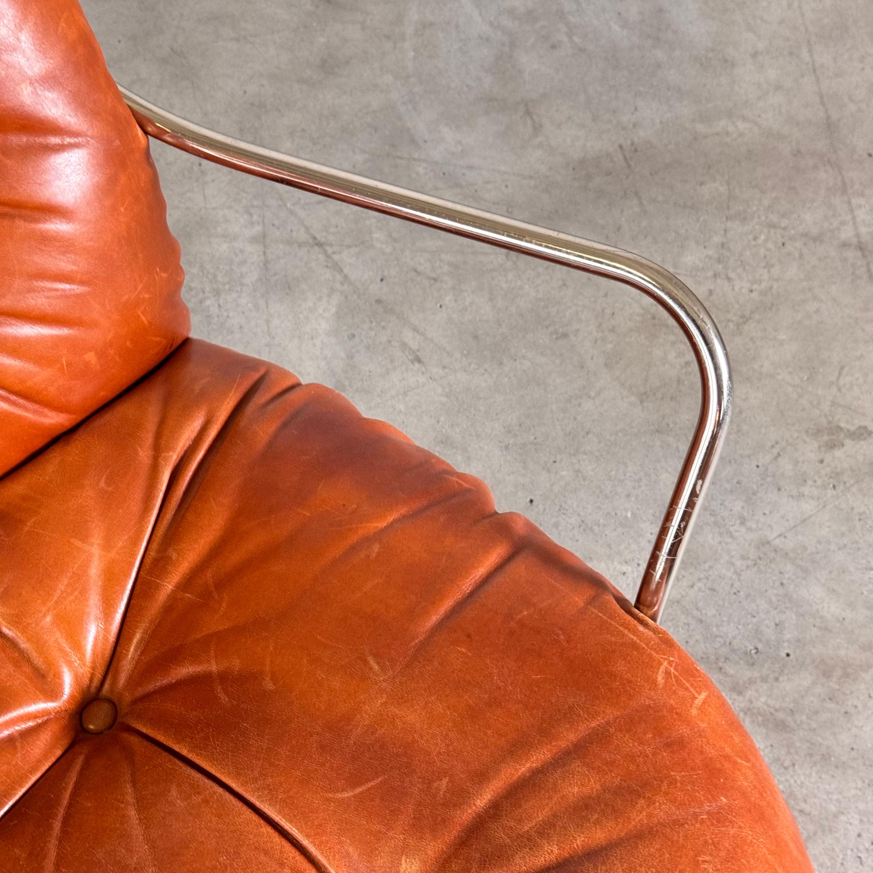 Carlo De Carli for Cinova, ‘915’ Lounge Chair with Ottoman, Italy, 1969 8