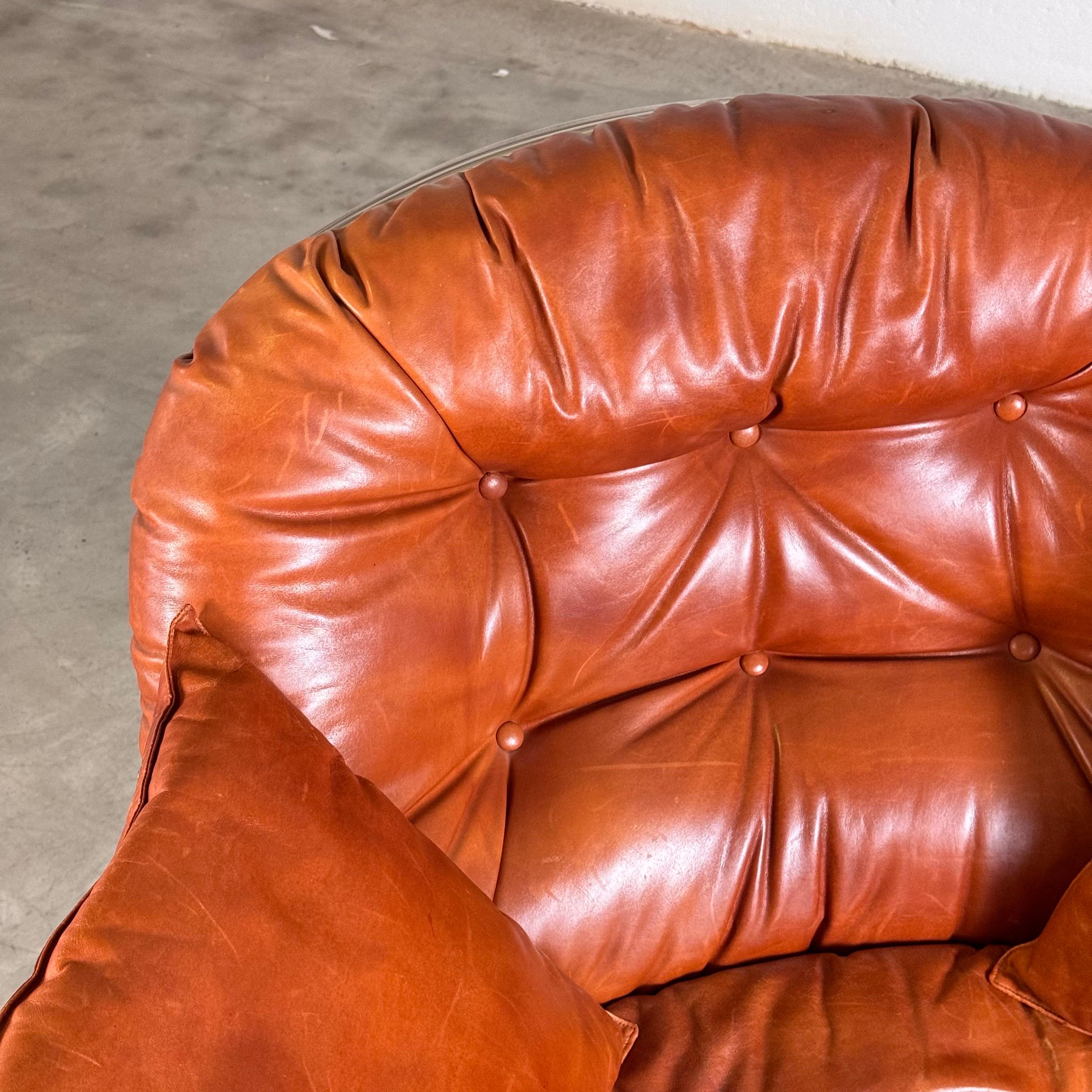 Carlo De Carli for Cinova, ‘915’ Lounge Chair with Ottoman, Italy, 1969 10
