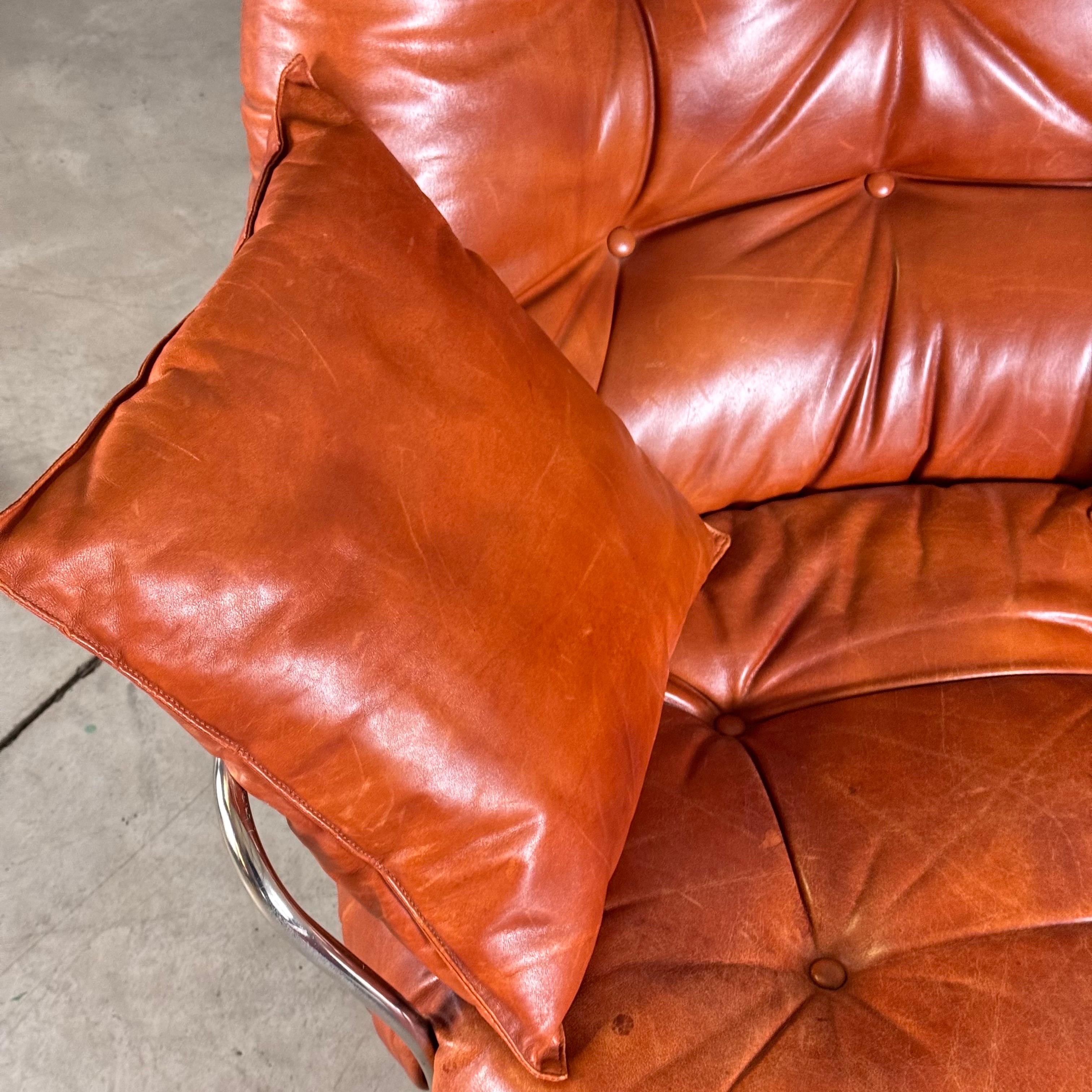 Carlo De Carli for Cinova, ‘915’ Lounge Chair with Ottoman, Italy, 1969 11