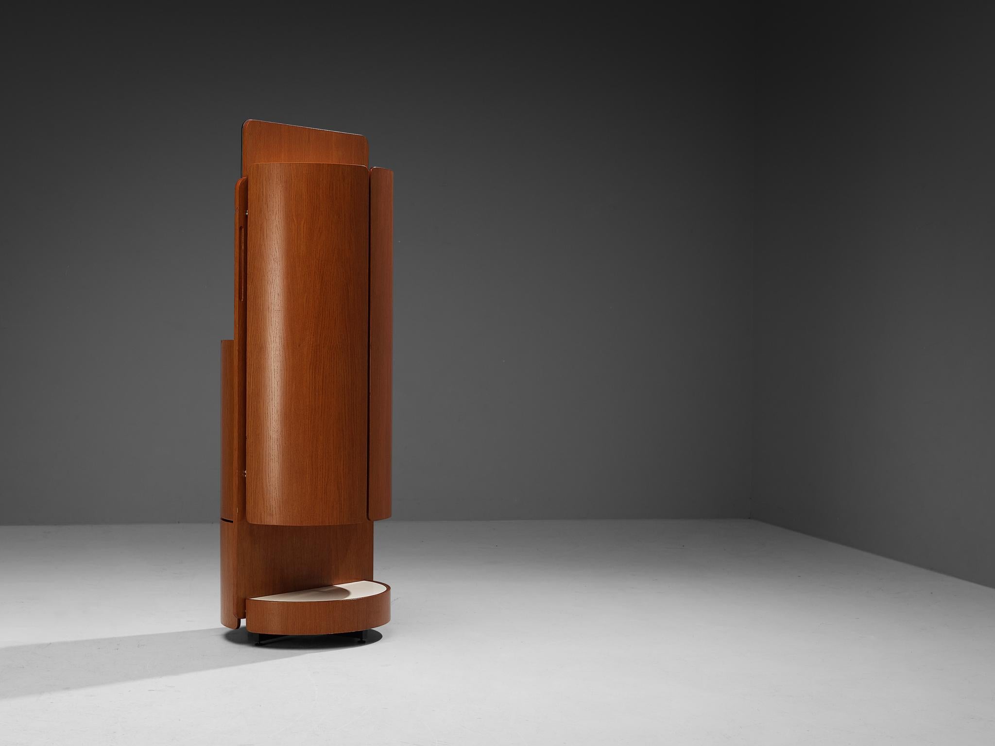 Carlo De Carli for Fiarm Vanity Coat Rack in Oak  1