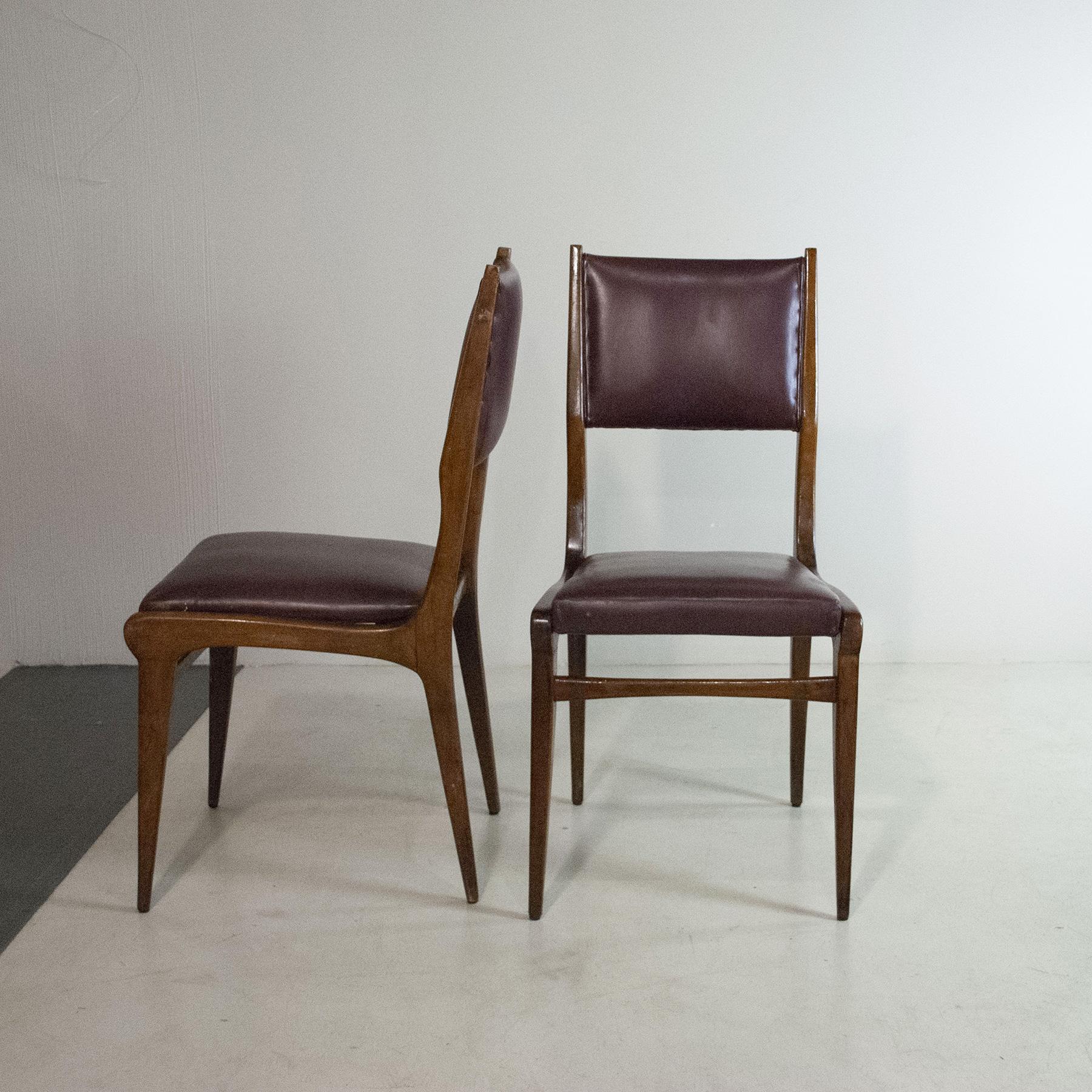 Carlo de Carli in the Style Italian Midcentury Chairs For Sale 5