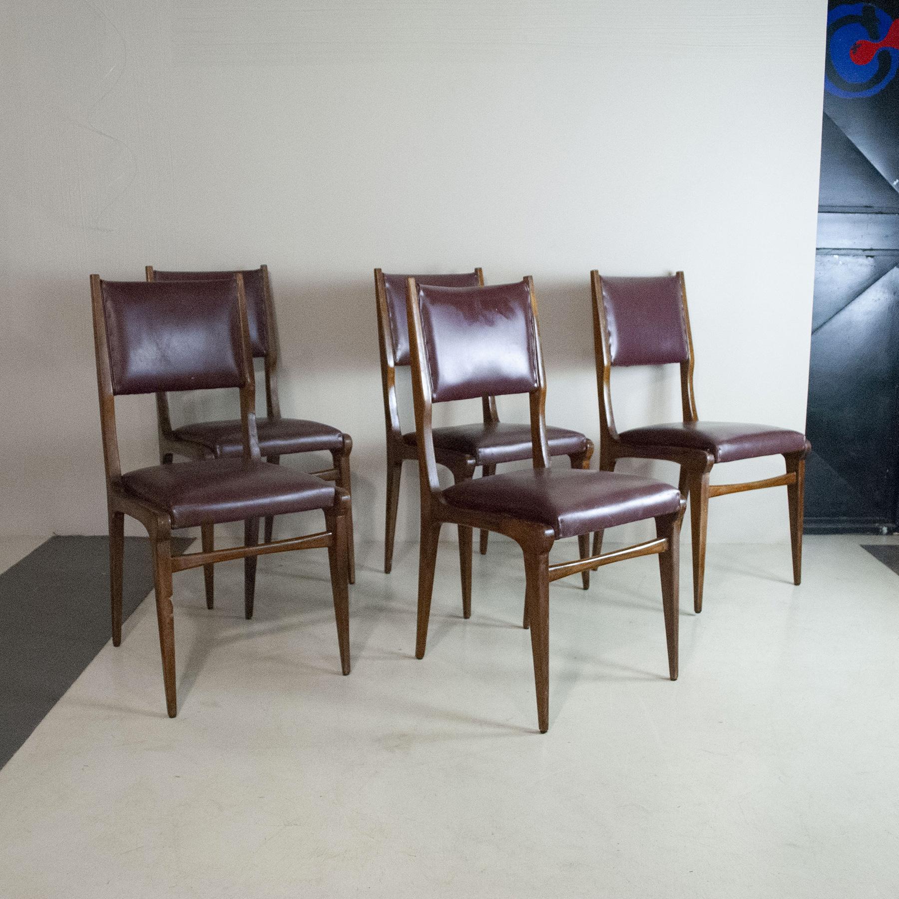 Carlo de Carli in the Style Italian Midcentury Chairs For Sale 8