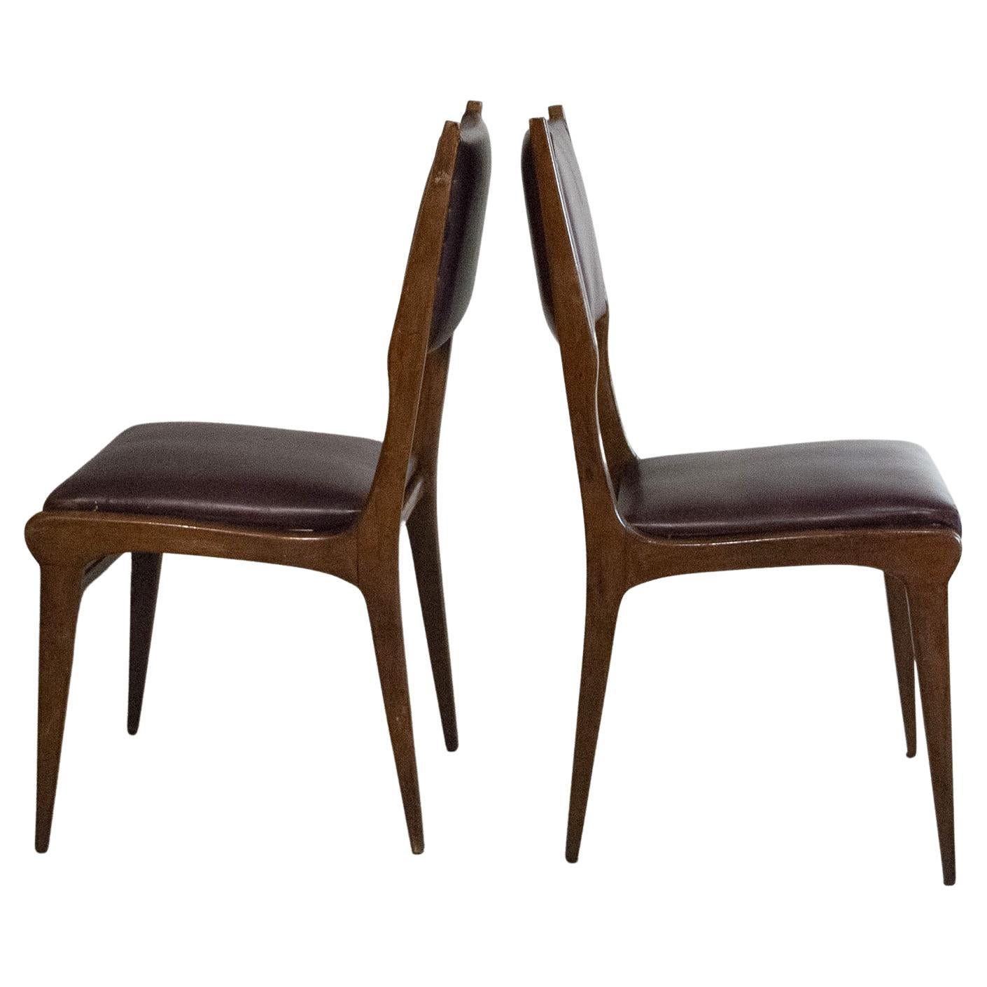 Carlo de Carli in the Style Italian Midcentury Chairs For Sale