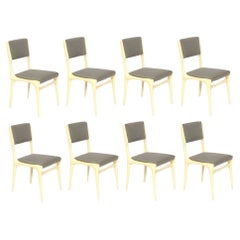 Carlo de Carli lot de 8 chaises de salle à manger italiennes revernies dans votre choix de couleur