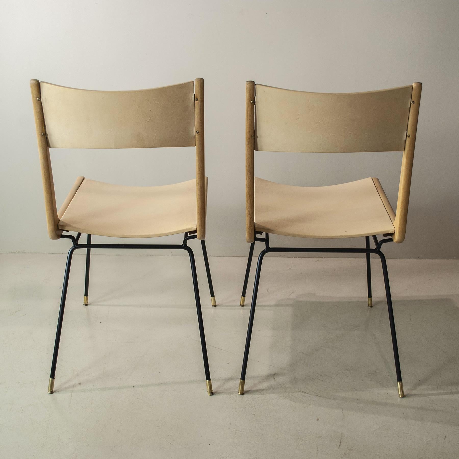 Mid-Century Modern Carlo de Carli Italian Midcentury Chair For Sale