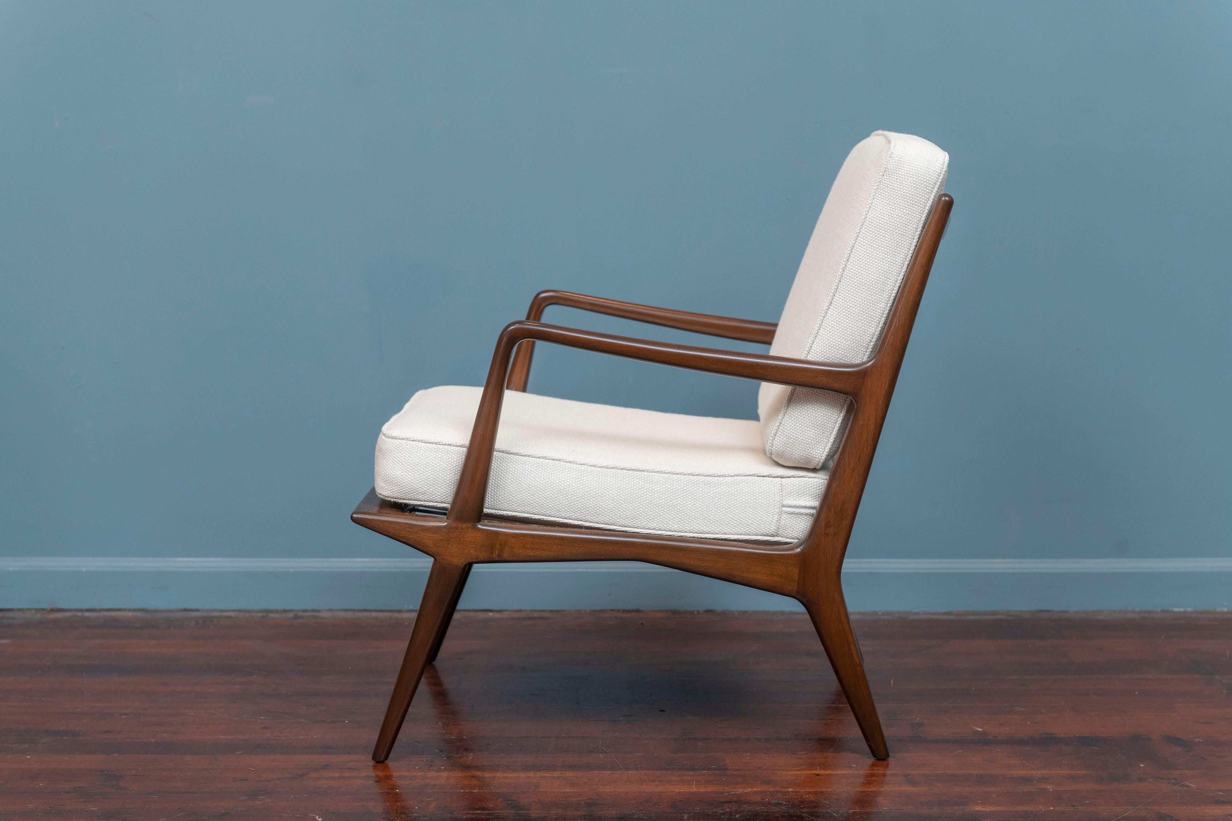 Carlo de Carli Lounge Chair for M.Singer & Sons In Good Condition For Sale In San Francisco, CA