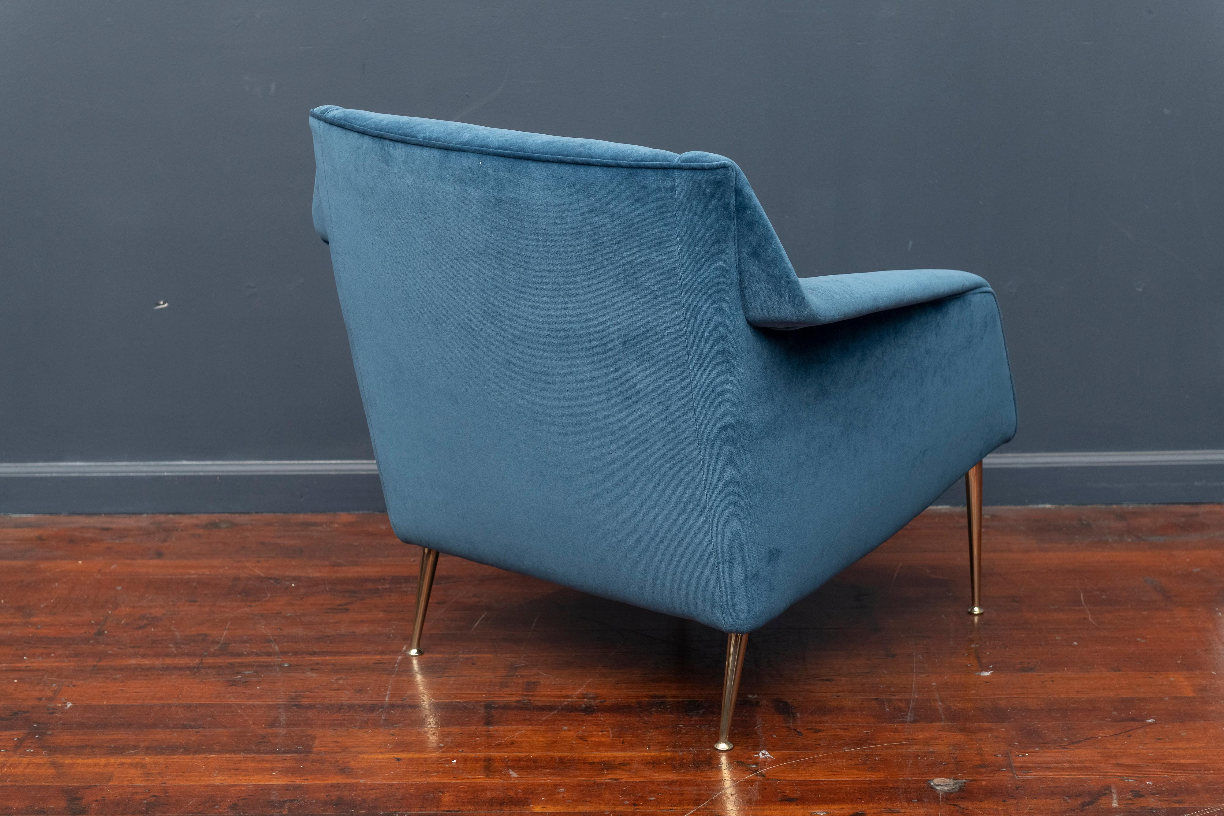 Mid-20th Century Carlo de Carli Lounge Chair for Singer & Sons