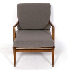 Sedia da salotto Carlo De Carli in noce italiano per Singer and Sons