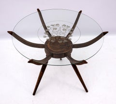 Carlo De Carli Mid-Century Modern Italian "Spider" Coffee Table, 1950