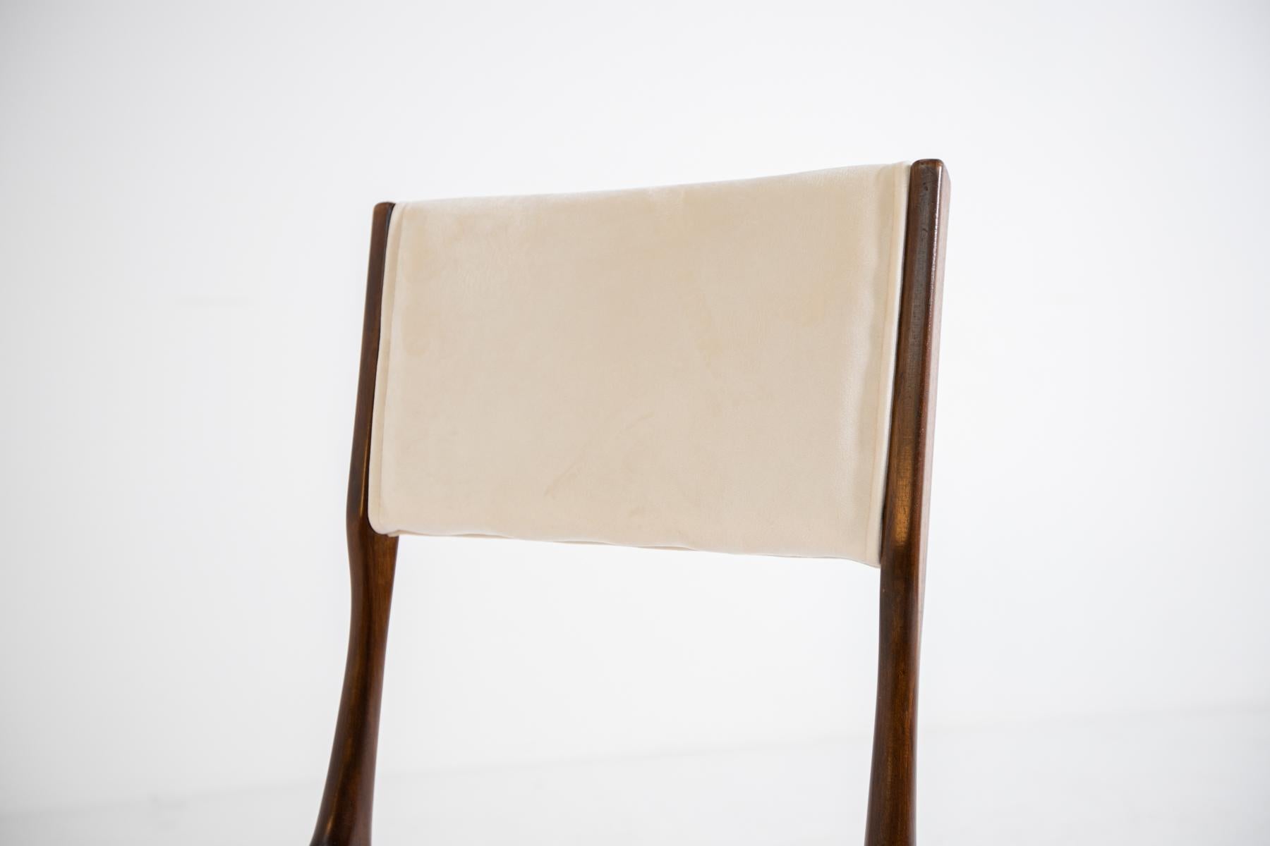 Carlo de Carli Model 158, Set of Six Dining Chairs for Cassina, 1953 9