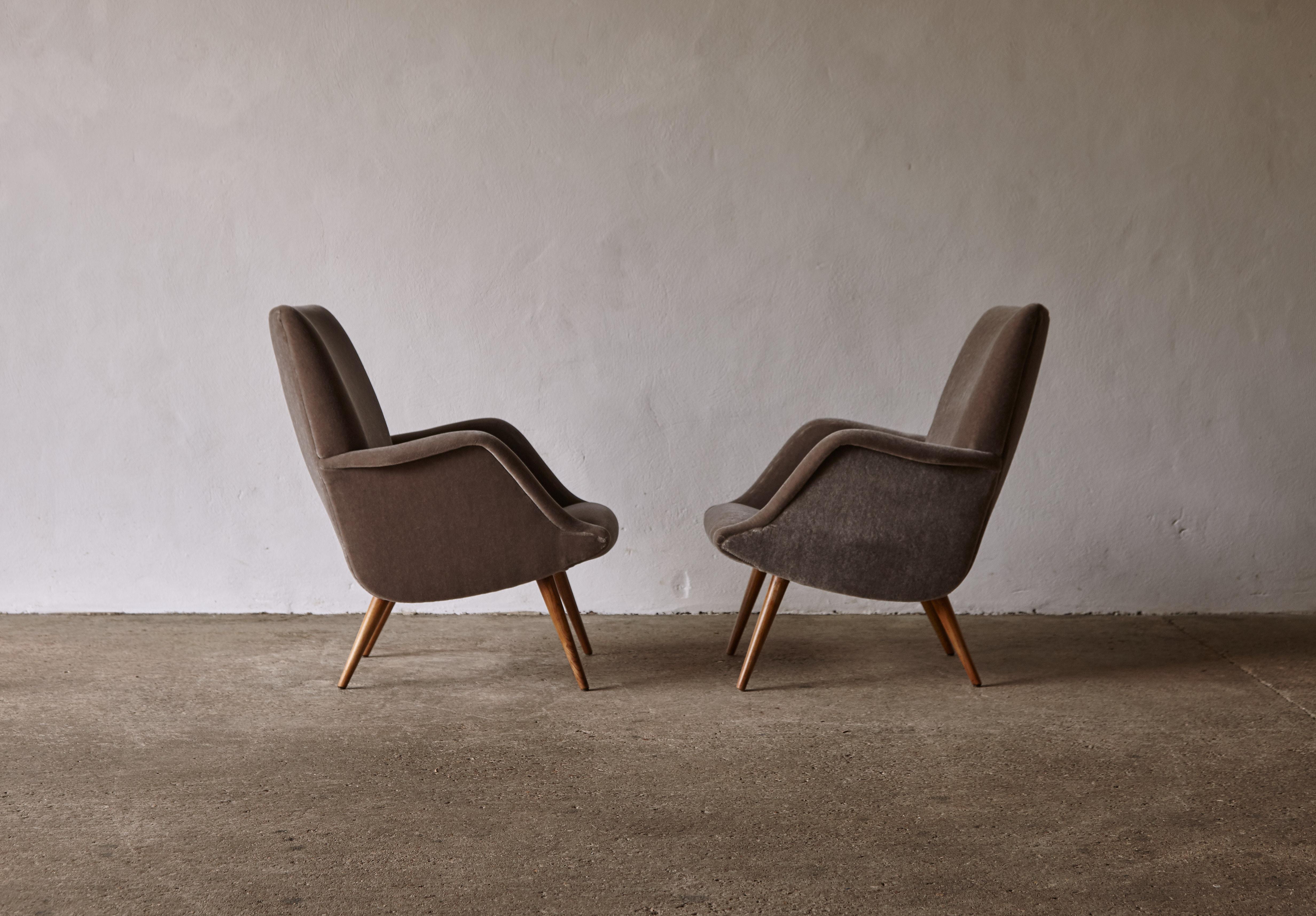Carlo de Carli Model 806 Chairs, Produced by Cassina, Italy, 1950s For Sale 2