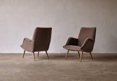 Carlo de Carli Modell 806 Stühle, hergestellt von Cassina, Italien, 1950er Jahre