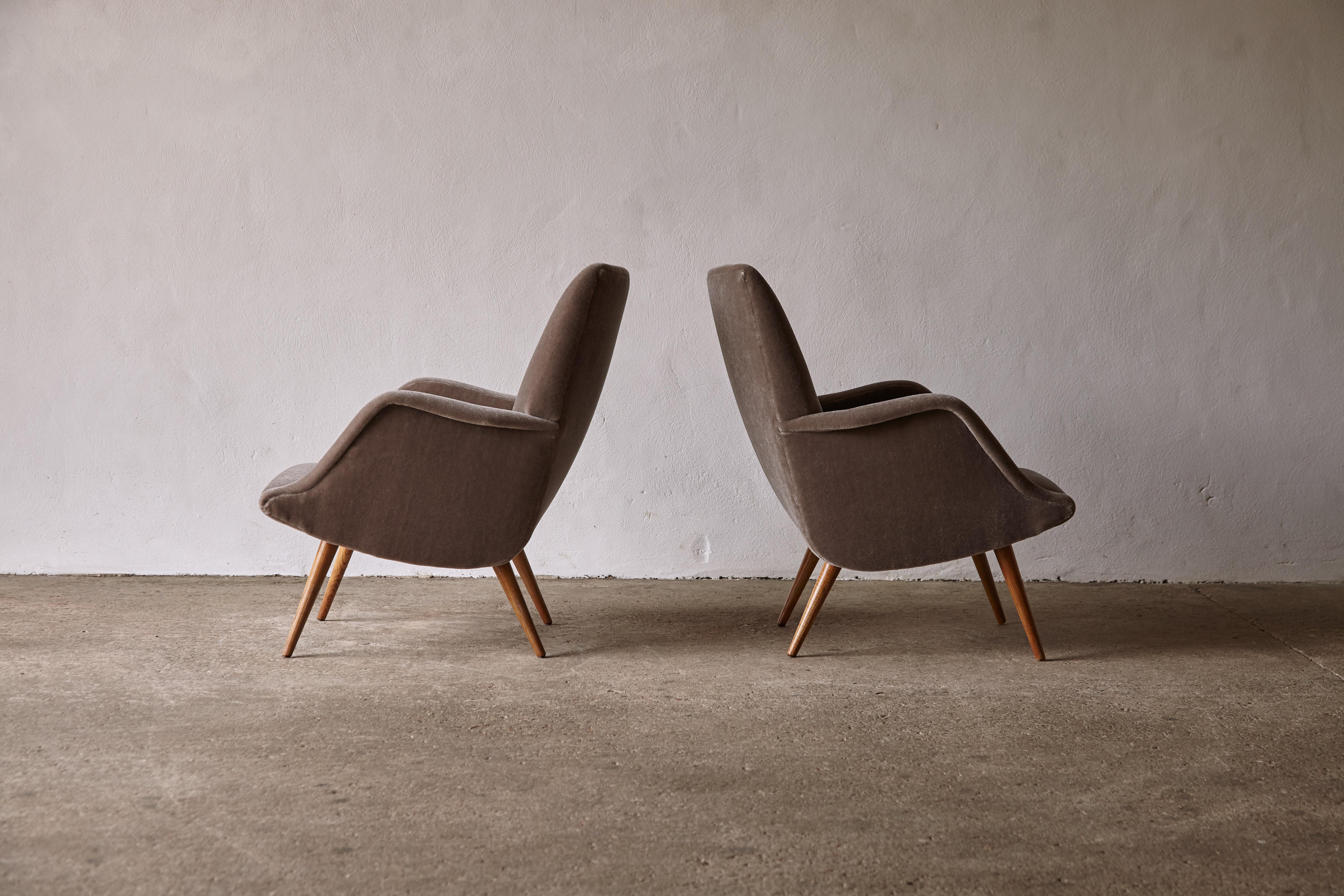 Mid-Century Modern Carlo de Carli Model 806 Chairs, Produced by Cassina, Italy, 1950s For Sale
