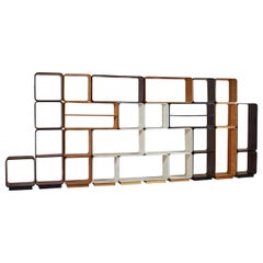 Carlo De Carli modular bookcase by Fiarm, Italy, 1970s