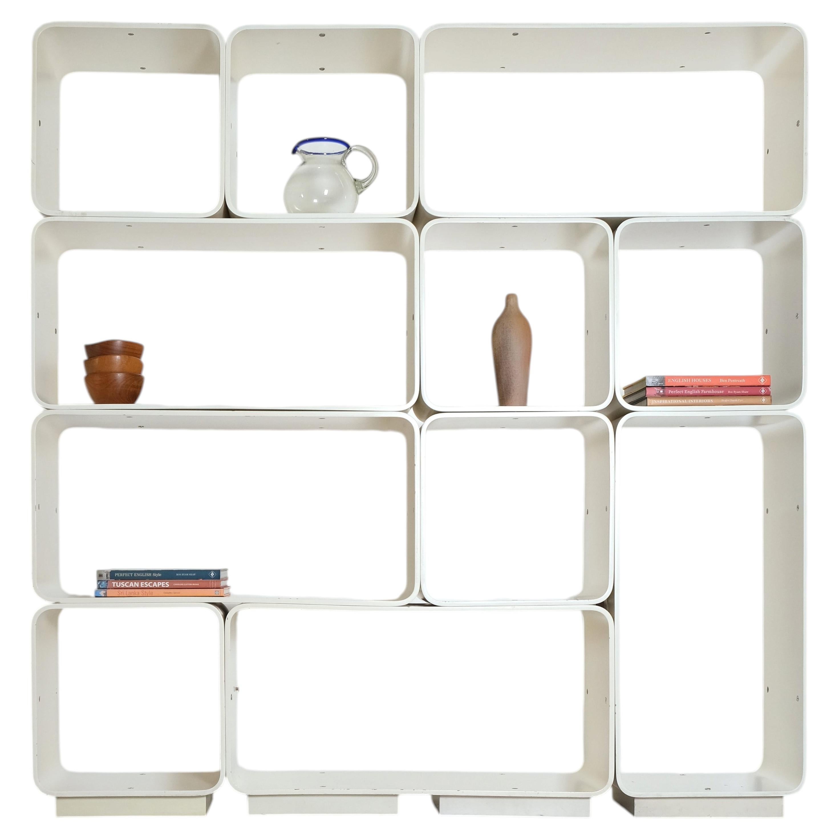 Carlo De Carli Modular Bookcase By Fiarm Italy, c.1960