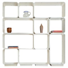 Carlo De Carli Modular Bookcase By Fiarm Italy, c.1960