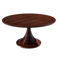 Carlo de Carli Pedestal Table in Rosewood