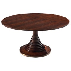 Carlo de Carli Pedestal Table in Rosewood