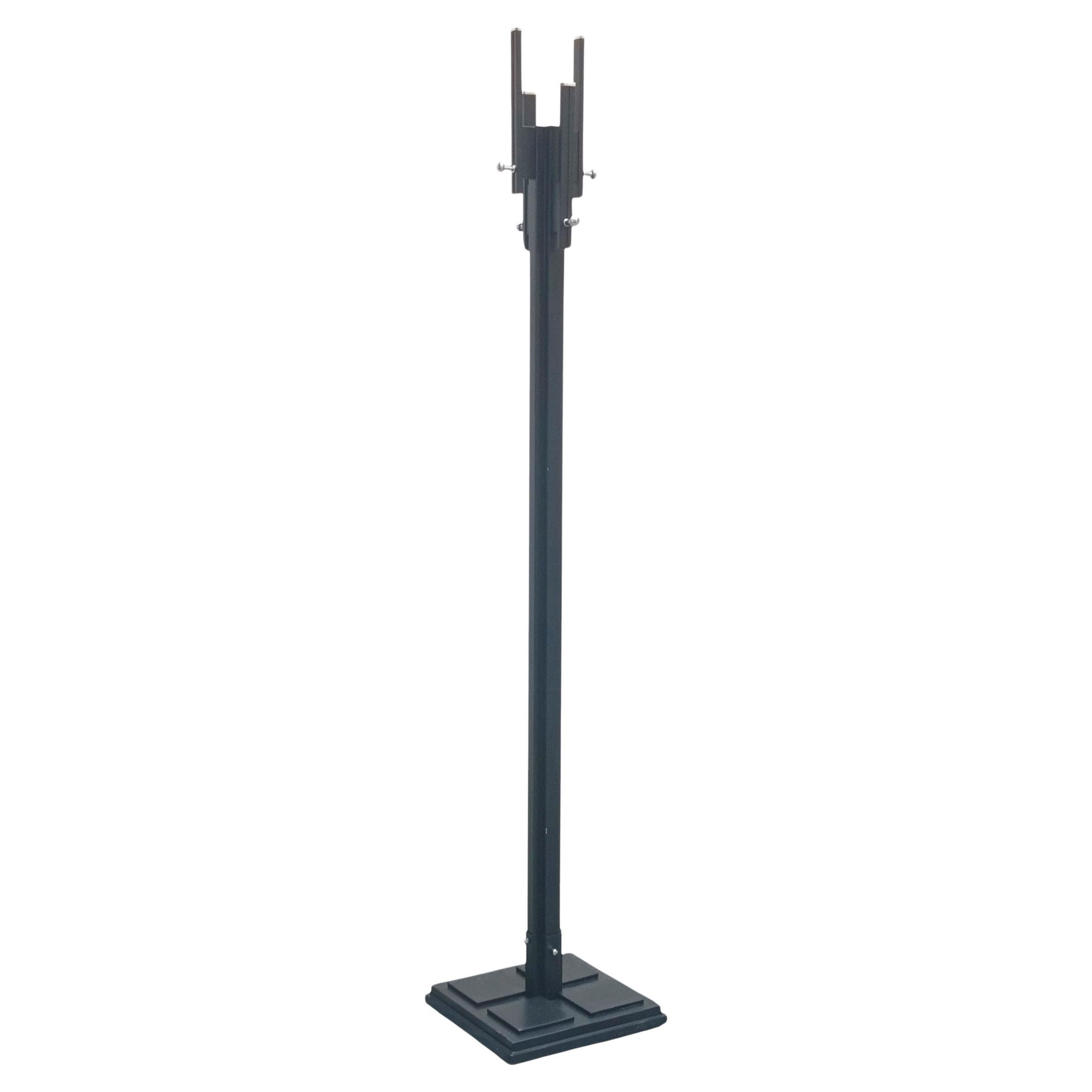 Carlo De Carli per Fiarm Appendiabiti Nero, Italien 1960er Jahre