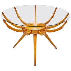 Carlo de Carli Ragno Coffee Table, Italy, 1950