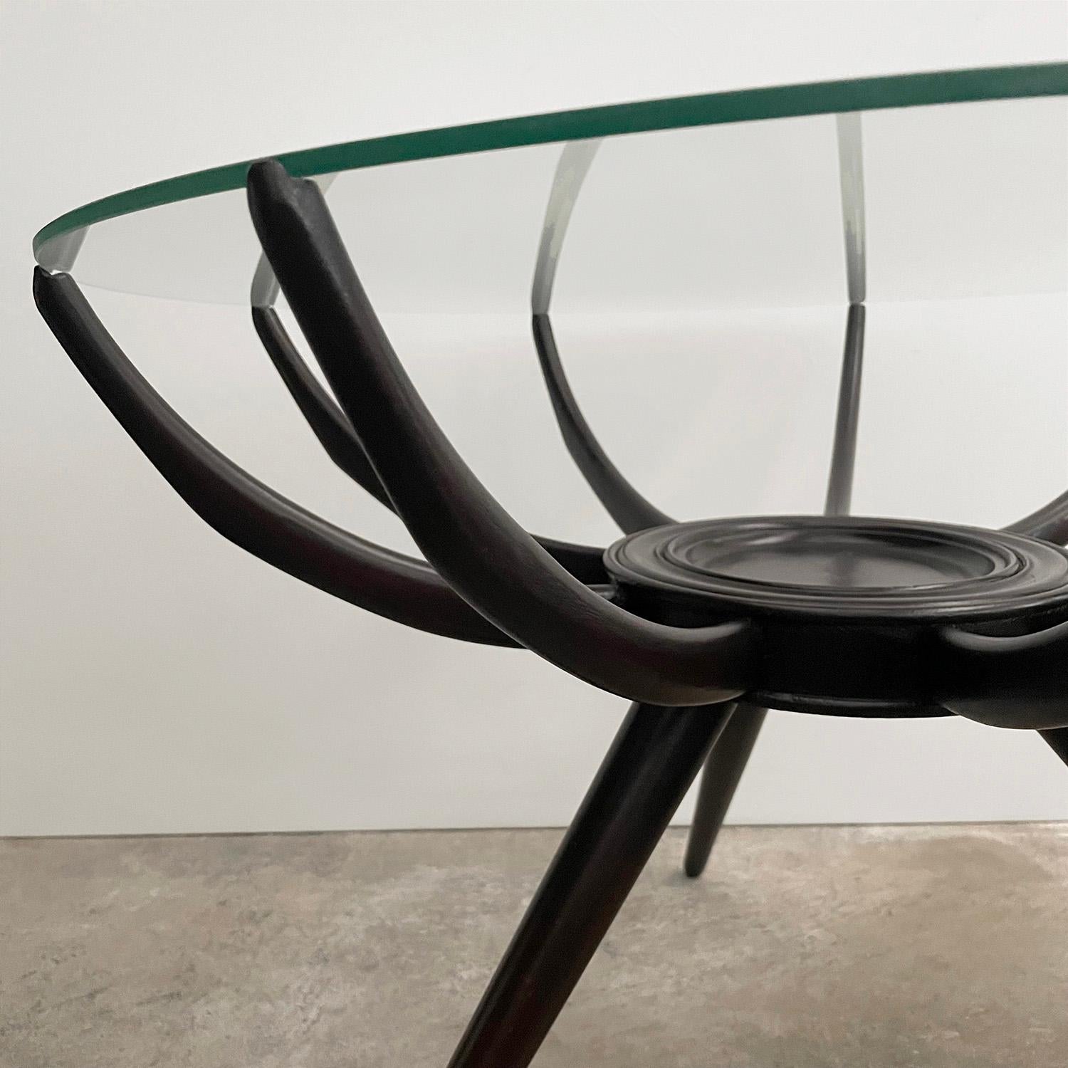 Verre Table araignée 