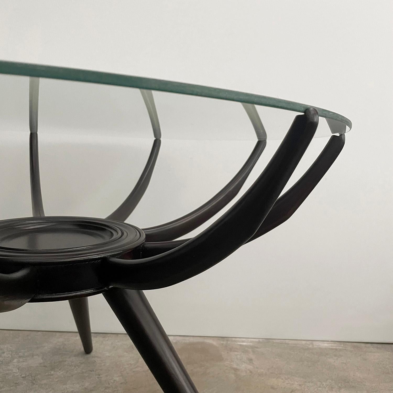 Verre Table araignée 